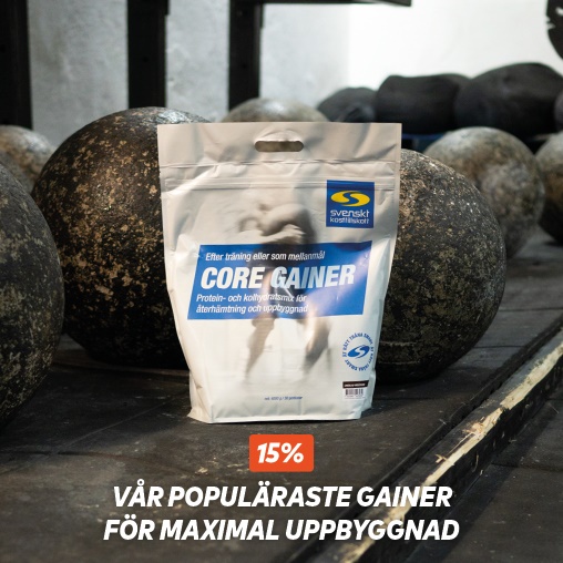 15% rabatt p Core Gainer 