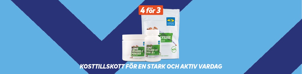 Veckans deal! 4 fr 3 p hela sortiementet frn Core Health