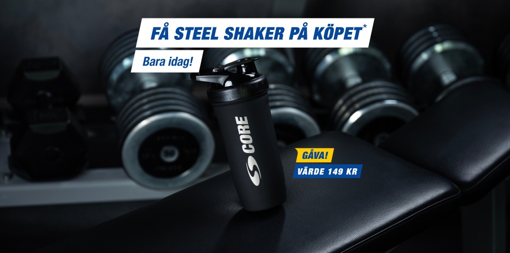 Bara idag! F� Steel Shaker vid k�p av varum�rket Svenskt Kosttillskott