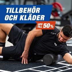 Tr�ningstillbeh�r & kl�der upp till 50%