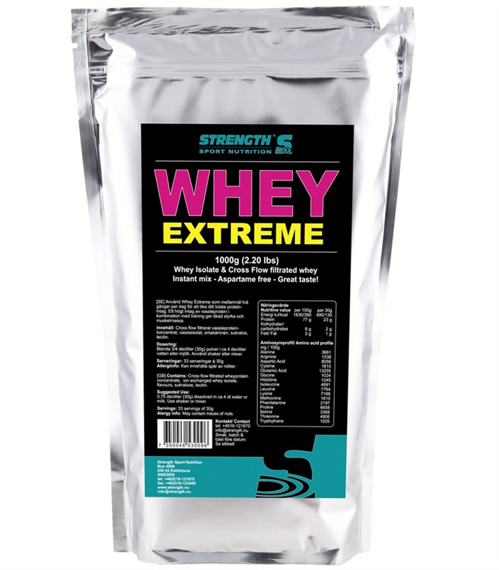 Miniatyrbild Whey Extreme, Chocolate, 1 kg